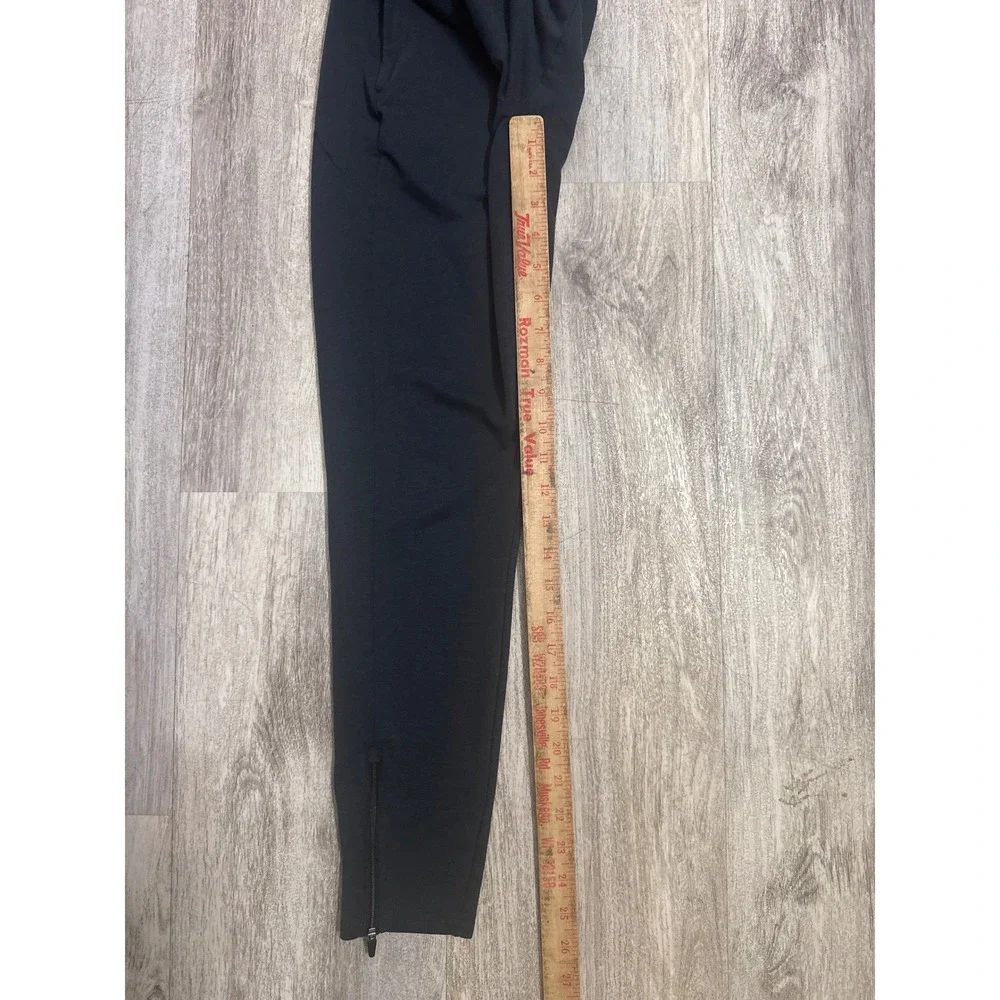 Gymshark Mens Black Tapered Joggers‎ Ankle Zip Sweatpants Small